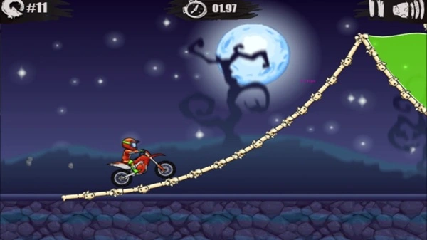 moto x3m 6 spooky land ingame