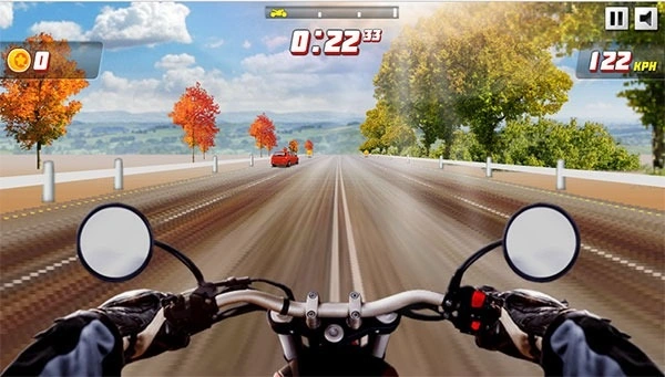 traffic rider ingame