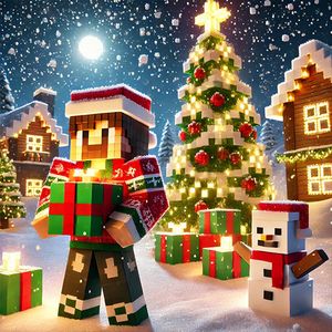 Minecraft Christmas Jigsaw: Sváteční zábava s pixelovou skládačkou